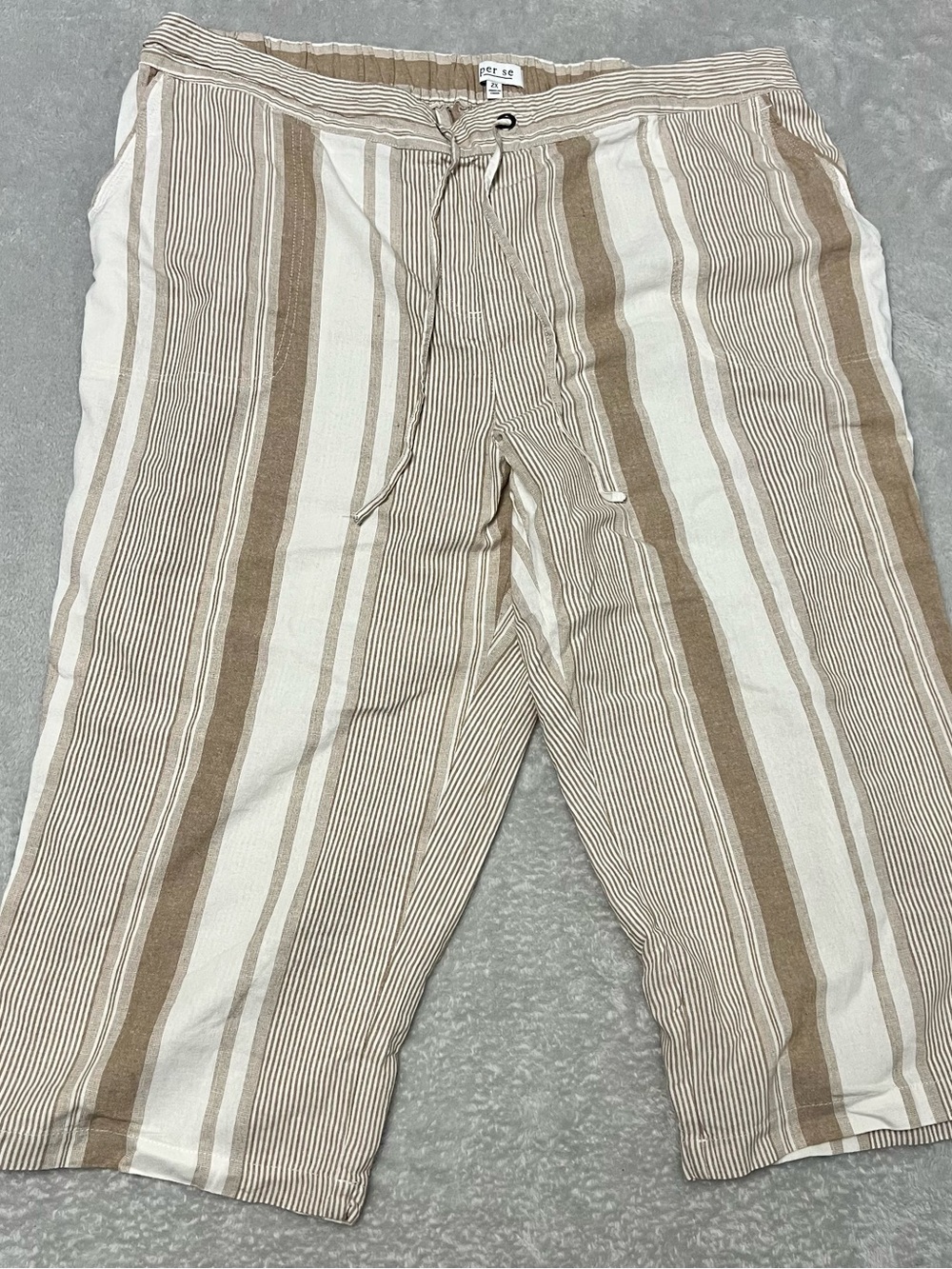 Women’s Plus 32/2X Linen Pants Lot of 2